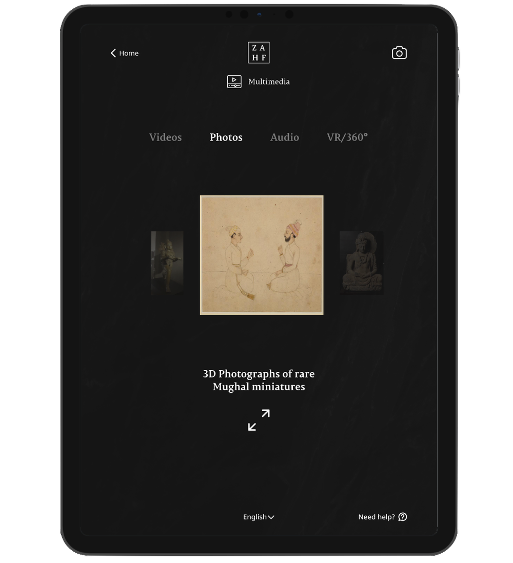 ZAHF interface screen two